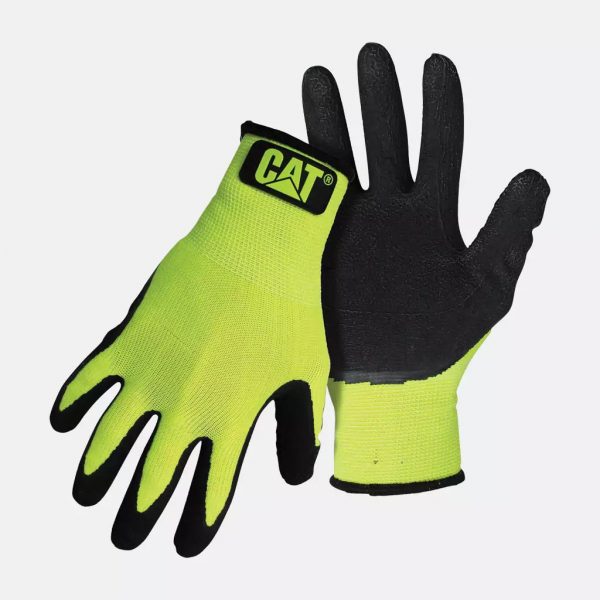 LUVA DE PALMA REVESTIDA DE LATEX ALTA VISIBILIDADE MASCULINA