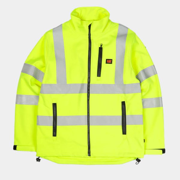 JAQUETA SOFTSHELL FR ALTA VISIBILIDADE MASCULINA