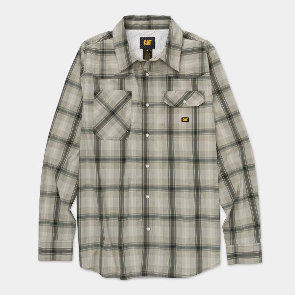 CAMISA WESTERN MASCULINA LEVE DE MANGA LONGA