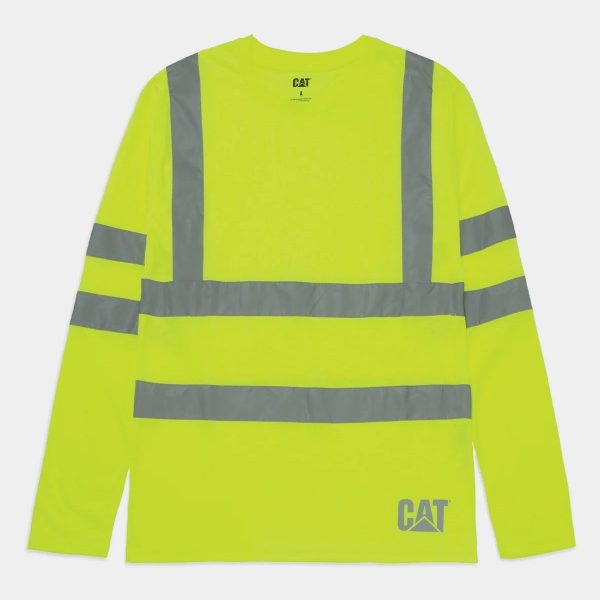 CAMISETA MASCULINA DE MANGA LONGA HI-VIS CLASSE III