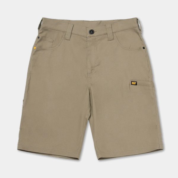 BERMUDA DE TRABALHO EM CANVAS ELÁSTICO MASCULINA