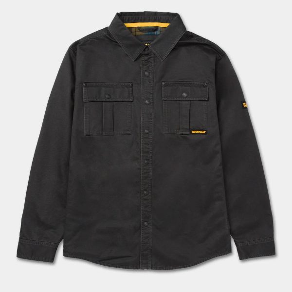 JAQUETA CAMISA DE ALGODÃO WAXED MASCULINA