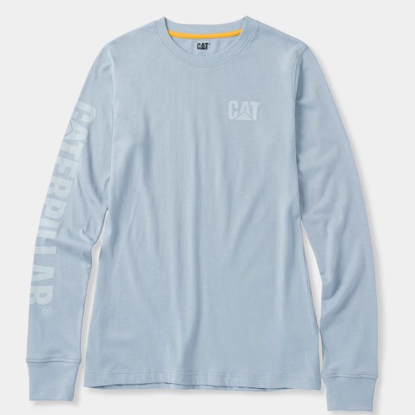 CAMISETA DE MANGA LONGA COM LOGO FEMININO