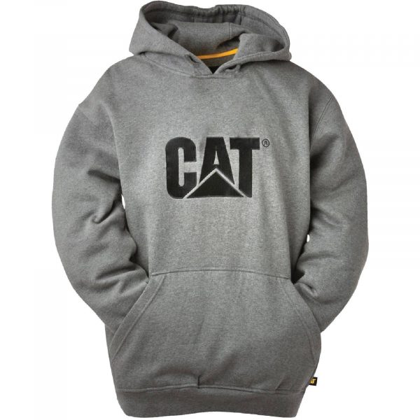 Moletom com Capuz Trademark Cinza Mescla