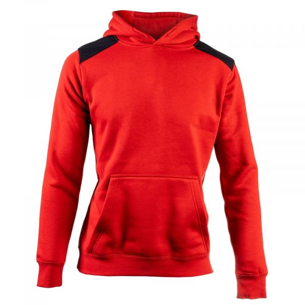 Moletom com Capuz Essentials Vermelho Quente