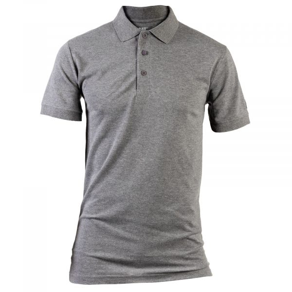 Camisa Polo Essentials Cinza Mescla Escuro