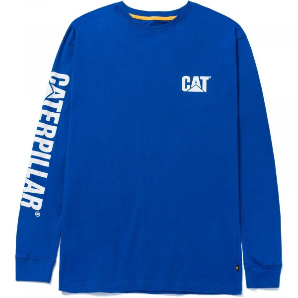 Camiseta de Manga Longa com Logo Trademark Memphis Blue