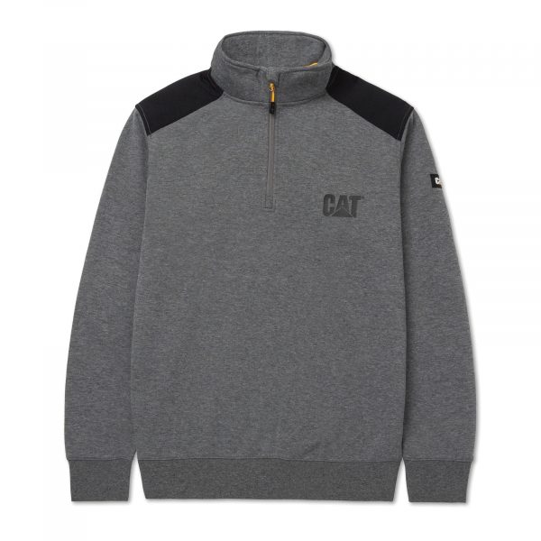 Suéter Essential 1/4 Zip Cinza Escuro