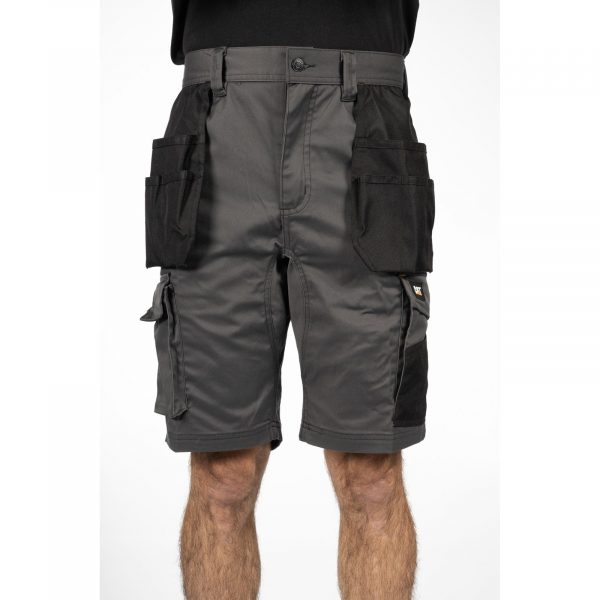 Shorts de Bolso Essencial Stretch Sombra Escura